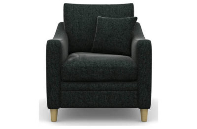Heart of House Newbury Tweed Fabric Chair - Charcoal
